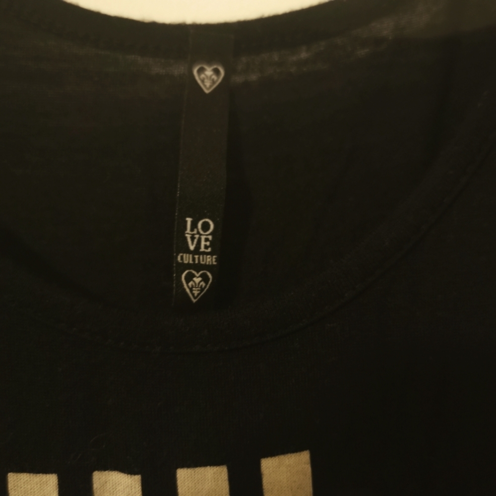 Love Culture cross fringed tank top, L - Picture 4 of 5